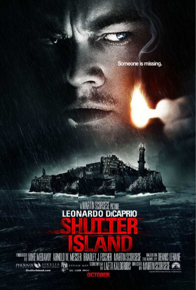 禁閉島 外文名：shutter Island 其它译名：不赦岛 导演：马丁·西科塞斯 主演：莱昂纳多·迪卡普里奥，马克·鲁弗洛，本·金斯利 上映时间：2010年2月19日