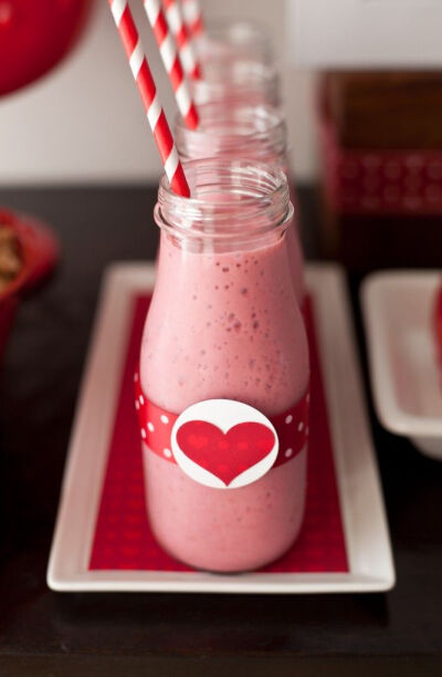 Valentine Milkshakes