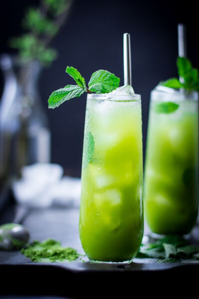 Matcha Mint Juleps