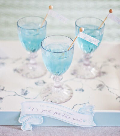 blue drinks