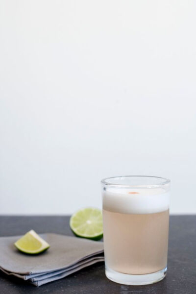 rhubarb pisco sour