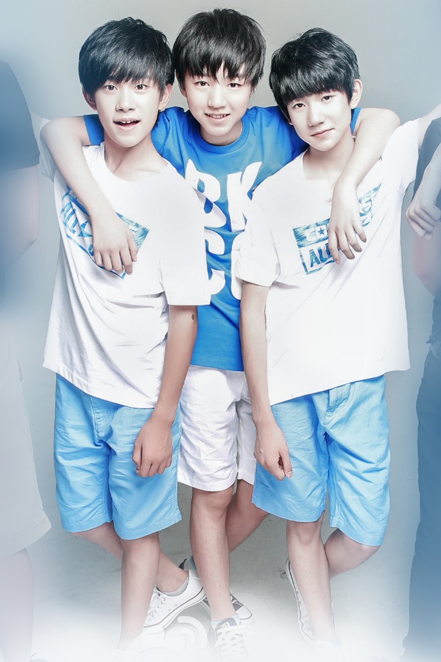 tfboys步步高家教机海报修图王炸丸子