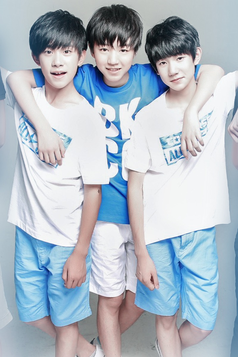 tfboys步步高家教机海报修图王炸丸子