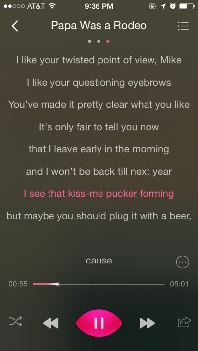 Cause pap was a rodeo. Mama was a rock n roll band. I could play guitar and rope a steer before I learnt to stand. Home was anywhere with diesel gas. Love was a trucker's hand. Never stuck around long…