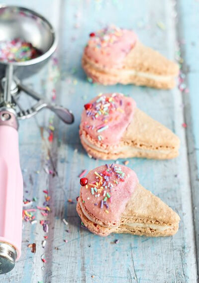 Ice Cream Cone Macarons