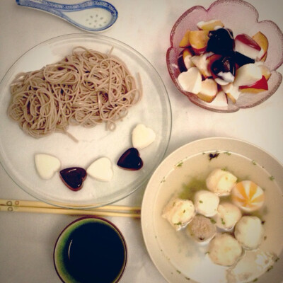 蕎麥麵•果茶凍