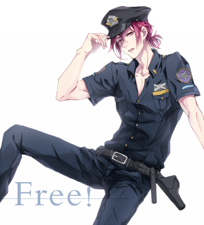 「Free！男子游泳部」动漫 插画 pixiv ポリス凛【id=44516528 畵师：ぺろ】