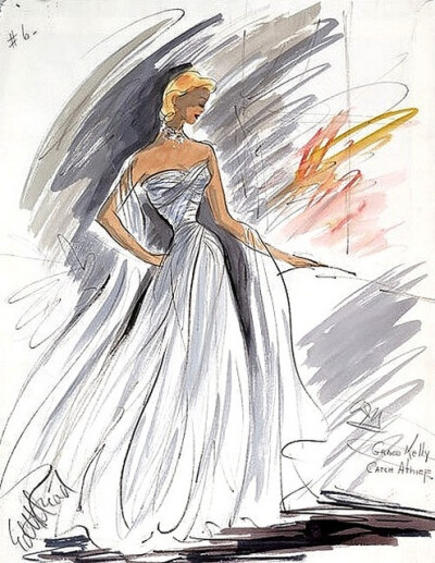  Edith Head design for Grace Kelly in ’To Catch a Thief’, 1955