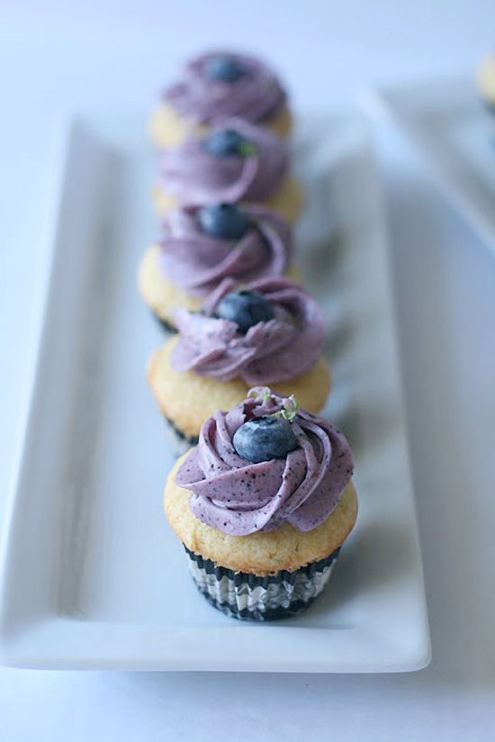 Blueberry Lime Cupcakes