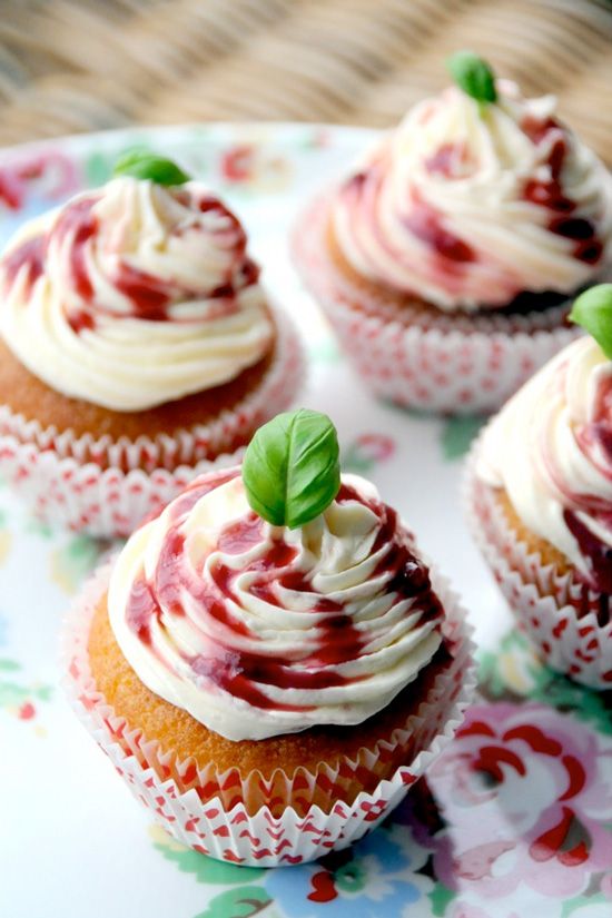 Raspberry Ripple Cupcakes