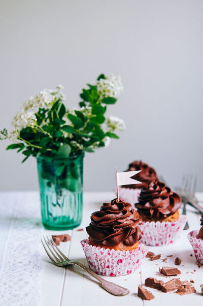 Chocolate Banana Cupcakes