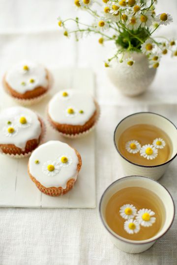 Chamomile cupcakes