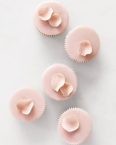 Rose-and-Ginger Cupcakes