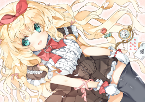 插画手绘 二次元美女 动漫 萌 壁纸