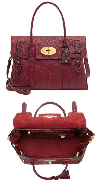 Mulberry HH8333 Patent Mix Bayswater Shoulder bag 中型漆皮肩背包