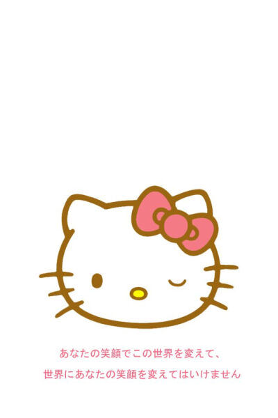 iPhone壁纸 萌物 可爱 背景 Hello kitty 猫