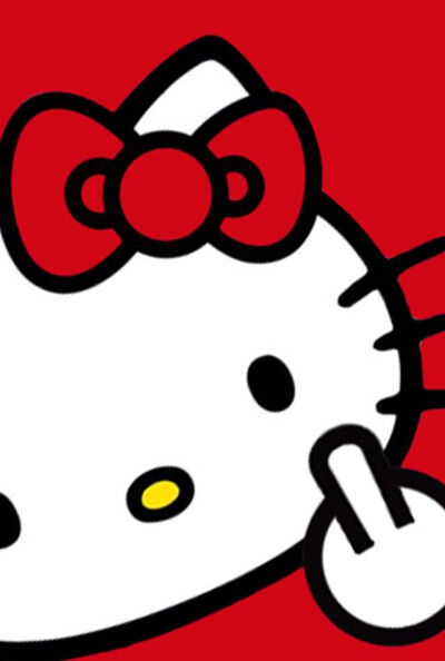 iPhone壁纸 萌物 可爱 背景 Hello kitty 猫