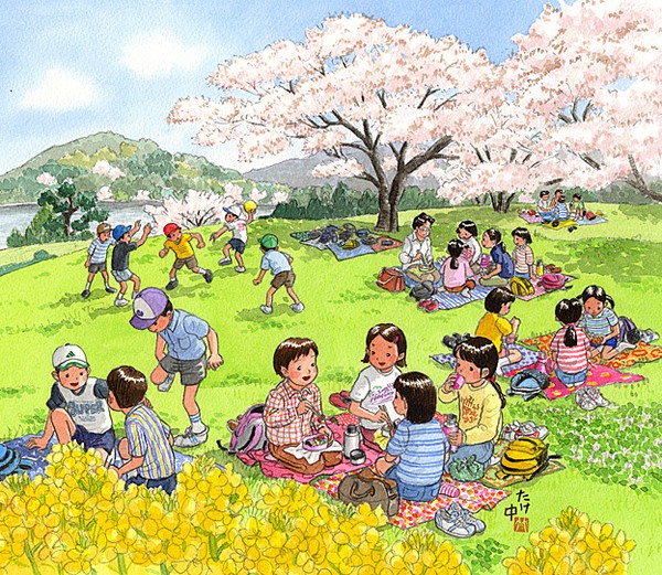 日本插画家竹中俊裕 那些回不去的旧时光