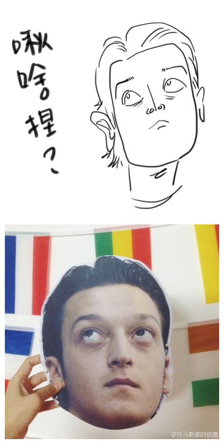 梅苏特 厄齐尔 表情已get