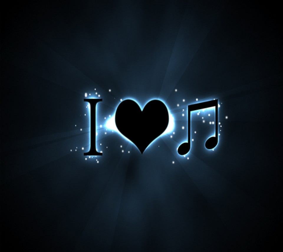 壁纸头像960x854我爱音乐ilovemusic