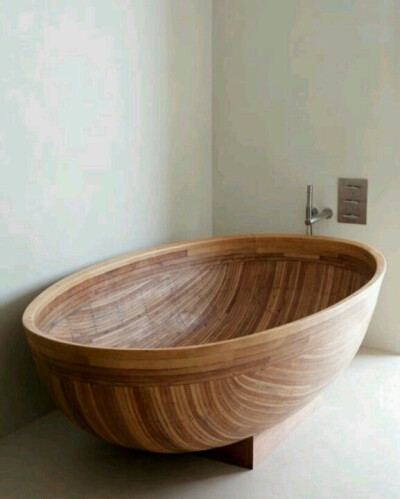 原木浴盆，很喜欢~
