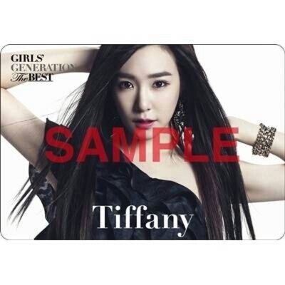 《The Best》Music Card 精选 杂志 tiffany 黄美英 少女时代