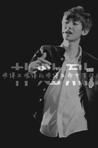 EXO 朴灿烈 CHANYEOL 文字图