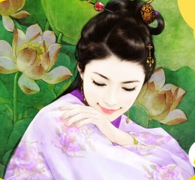 迫而察之，灼若芙蕖出渌波。