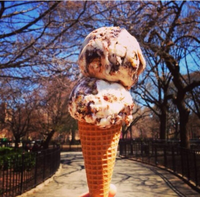 Chinatown Ice Cream Factory门口经常都是大排长龙，很多游客千里迢迢而来，只为这香气袭人的黑芝麻冰淇淋。