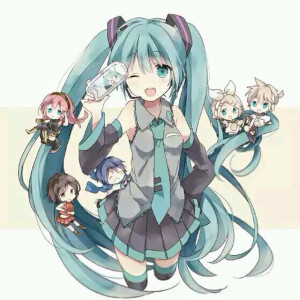 初音 v家 miku 米库 兽化 萌娘