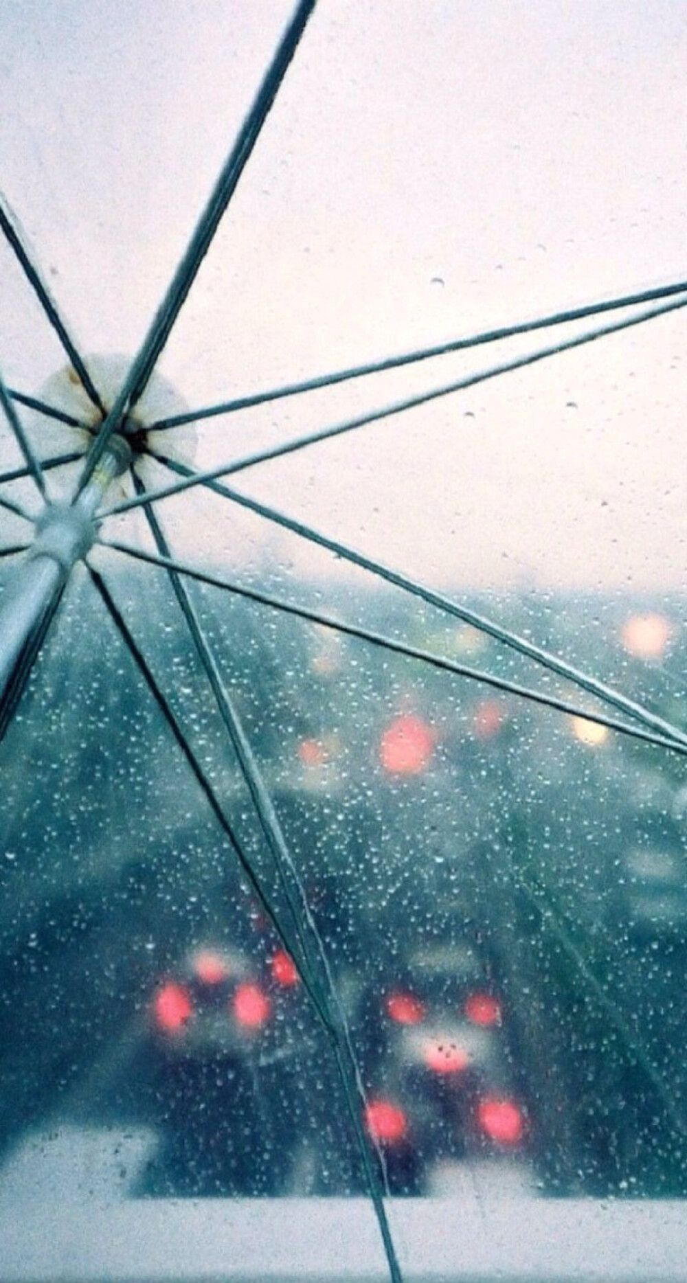 唯美雨伞文字iphone高清壁纸