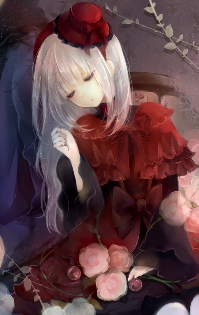 插画手绘 二次元美女 动漫 萌 壁纸