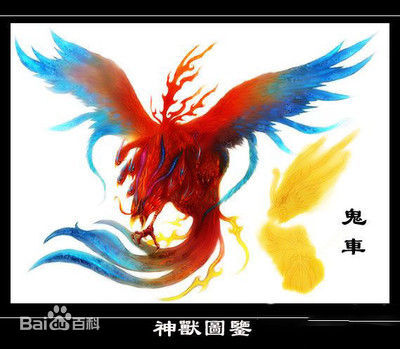 鬼车 。鬼车,别名九头鸟。色赤,似鸭,大者翼广丈许,昼盲夜了,稍遇阴晦,则飞鸣而过。爱入人家烁人魂气。亦有说法称九首曾为犬呲其一,常滴血。血滴之家,则有凶咎。(此疑为个例)