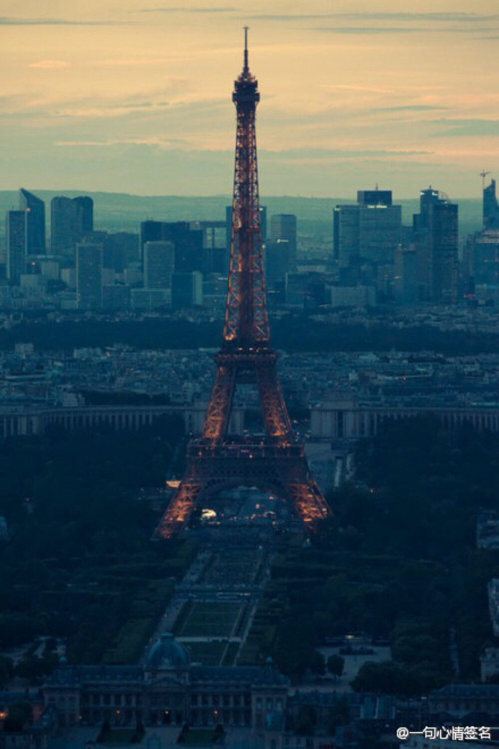 the Eiffel Tower