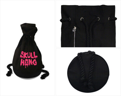 李弘基 #SkullHong#Fashion＆Acc--Fashion# Skull Red Rope Bag