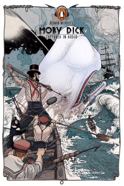 Penguin: Moby Dick 企鹅出版社有声书广告：《白鲸》 作者：Herman Melville