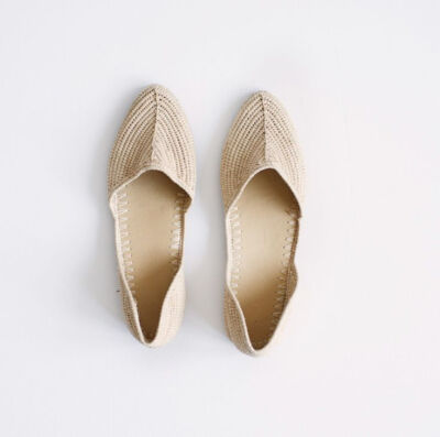 Natural Raffia d'Orsay - Proud Mary