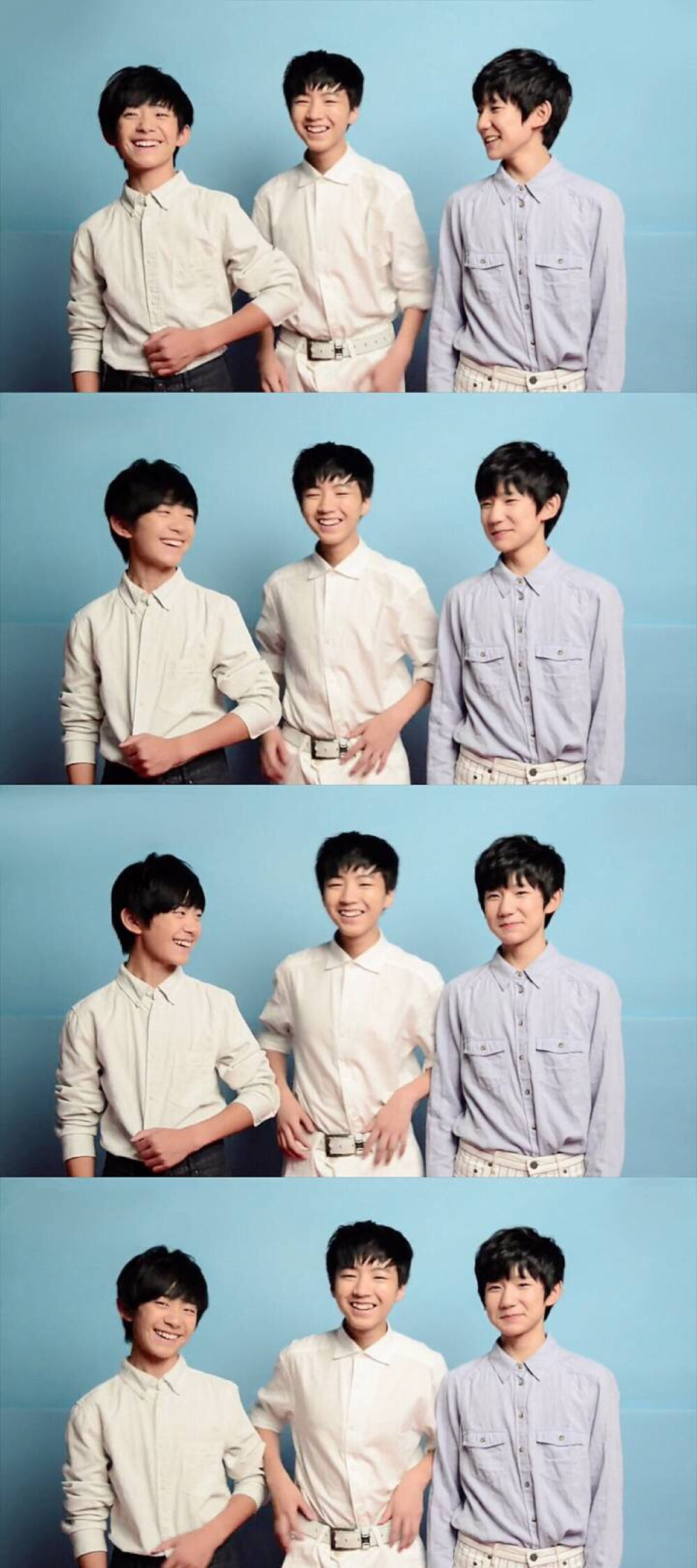 #王俊凯 #TFBOYS王俊凯 2014.07.18 时尚Cosmo8月刊三只4P小合辑，友谊一辈子！（持续更新）