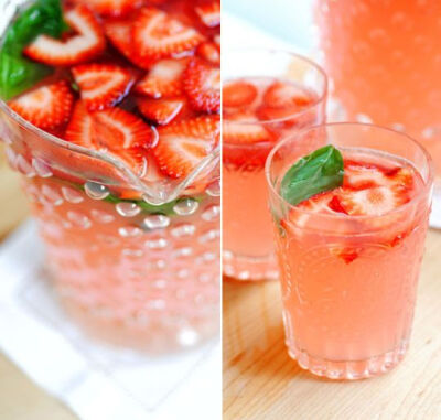 Strawberry Basil Margaritas