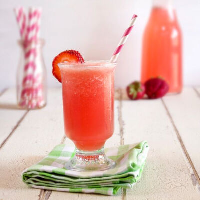 Strawberry watermelon cocktail