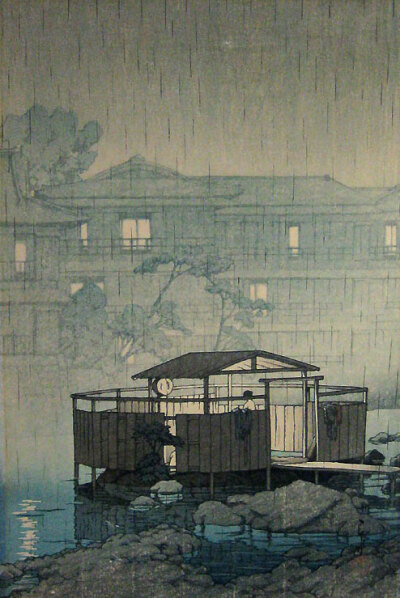 吉田博 Yoshida Hiroshi(1876年 - 1950，74岁)，西洋画家，版画家。