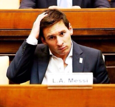 Lionel Andrés Messi。呆萌