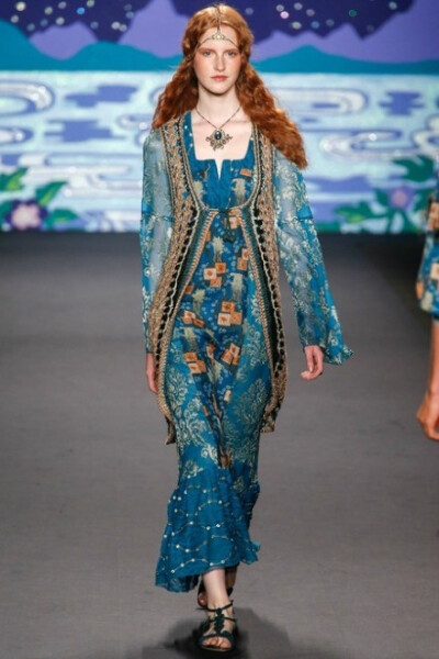 Anna Sui Spring 2014。