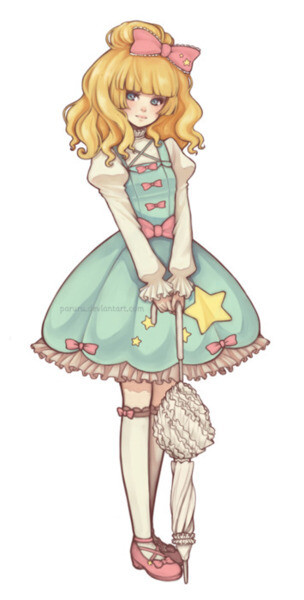 插画手绘 二次元美女 动漫 萌 壁纸