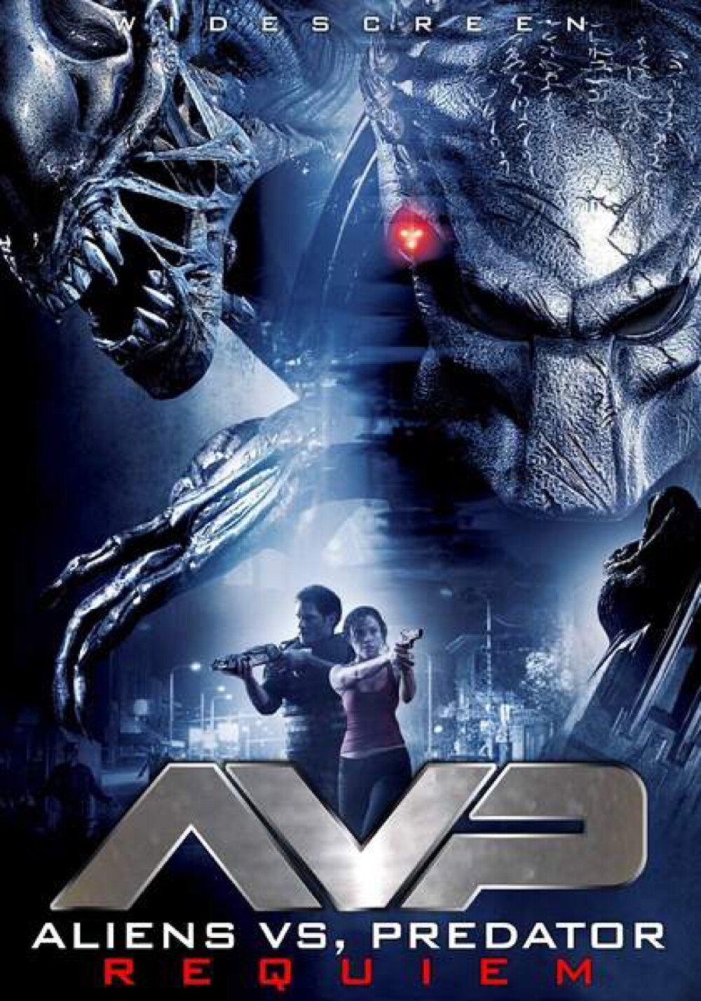 中文名：异形大战铁血战士2 外文名：Aliens vs Predator - Requiem 其它译名：异形大战铁血战士：安魂曲2 发行公司：20th Century Fox 制片地区：美国 导演：科林·施特劳斯、格雷格·施特劳斯 编剧：肖恩·萨莱诺 主演：史蒂文·帕斯奎尔，蕾可·艾尔丝沃斯 上映时间：2007年12月25日