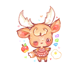 萌物可爱动物小鹿