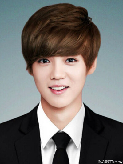 EXO 证件照 鹿晗 LUHAN 快把男朋友装进钱包里