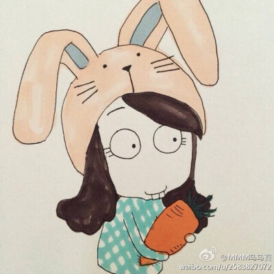 萌萌哒的情侣头（兔子和西瓜是一对哦，不要弄错啦）