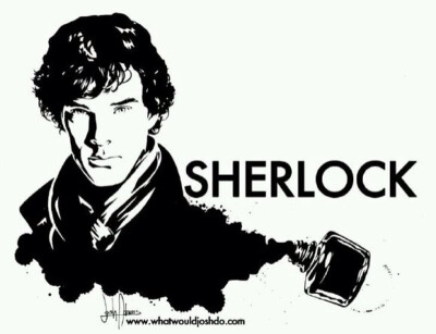 Sherlock 夏洛克福尔摩斯 橡皮章素材