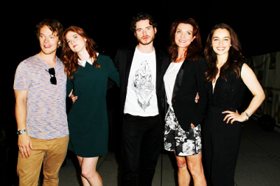 The Game of Thrones cast at SDCC, 2011 - 2014